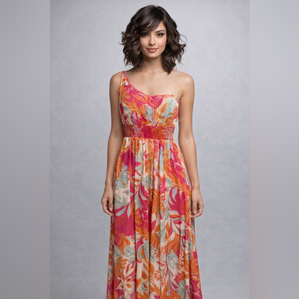 Band Of The Free Raya Maui One Shoulder Dress